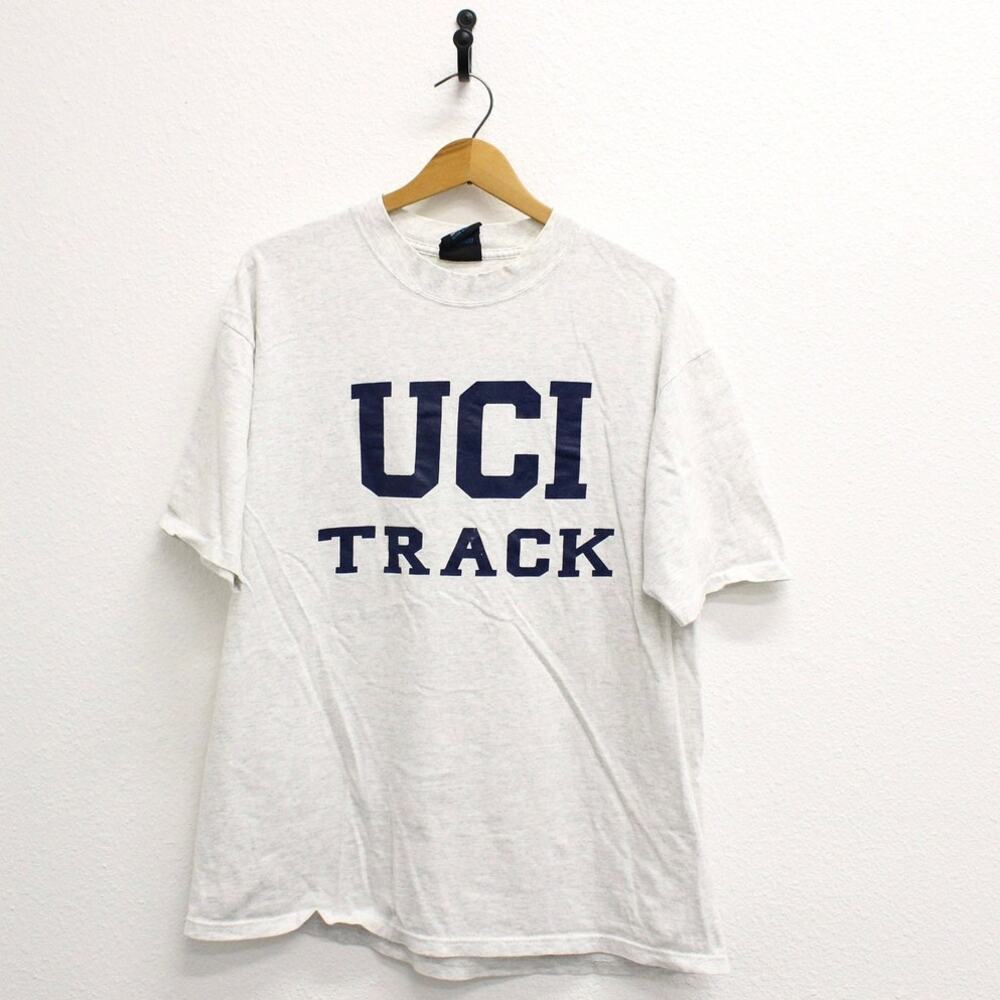 Vintage University of California Irvine Track T Shirt Large